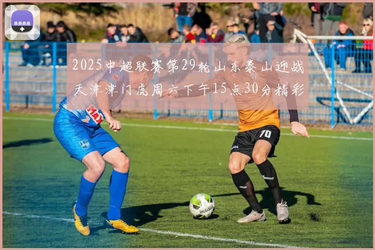 2025中超联赛第29轮山东泰山迎战天津津门虎周六下午15点30分精彩开战